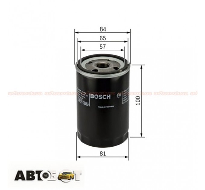 Масляный фильтр Bosch 0 986 452 023, цена: 187 грн.
