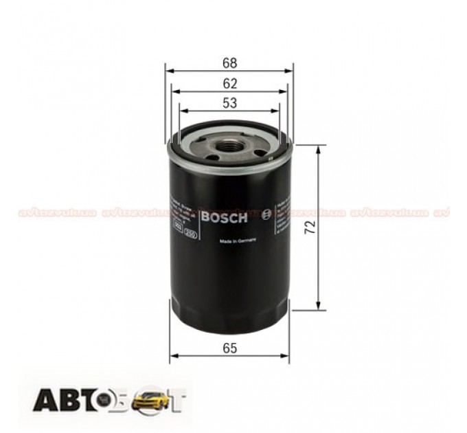 Фільтр оливи Bosch 0 986 452 028, ціна: 169 грн.