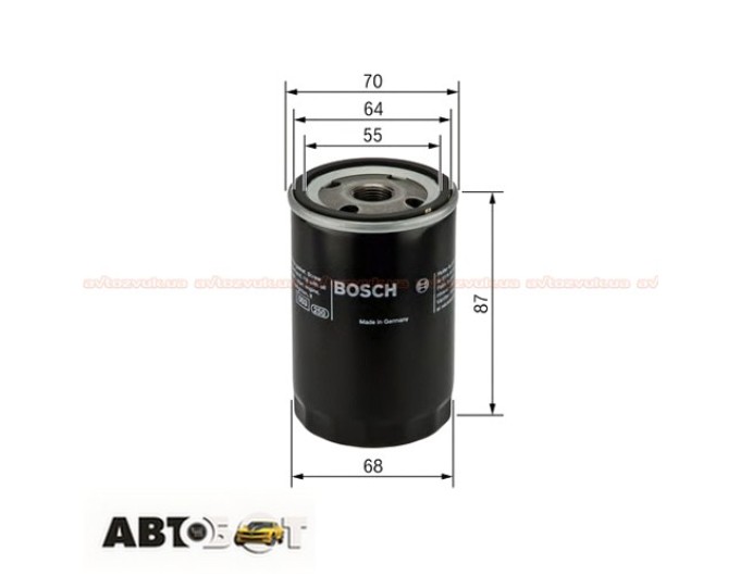 Фільтр оливи Bosch 0 986 452 041, ціна: 277 грн.