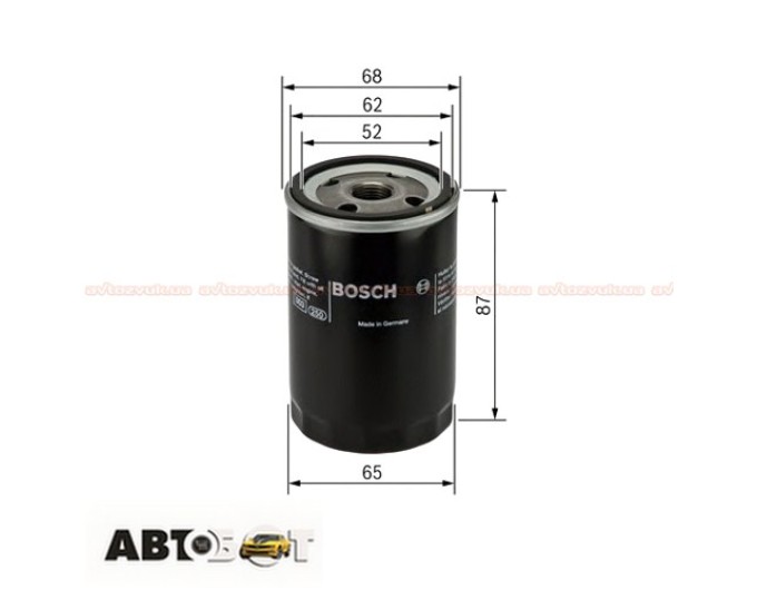 Масляный фильтр Bosch 0 986 452 060, цена: 260 грн.