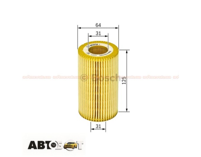 Фільтр оливи Bosch 1 457 429 243, ціна: 471 грн.