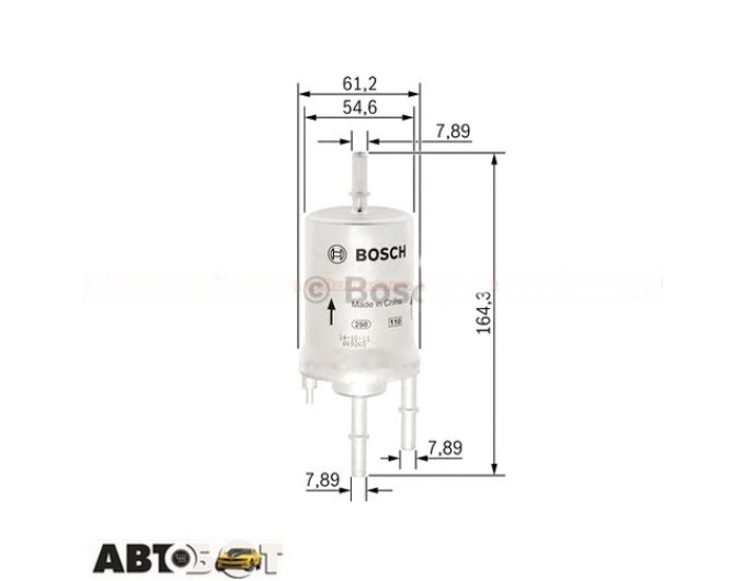 Паливний фільтр Bosch F 026 403 008, ціна: 1 338 грн.