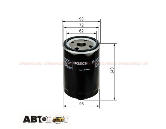 Фільтр оливи Bosch F 026 407 004, ціна: 612 грн.