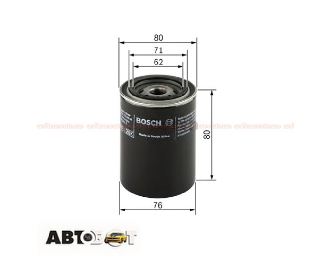 Фільтр оливи Bosch F 026 407 005, ціна: 306 грн.