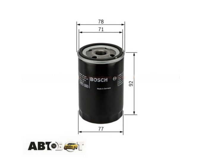 Масляный фильтр Bosch F 026 407 017, цена: 359 грн.