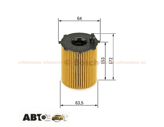 Масляный фильтр Bosch F 026 407 072, цена: 605 грн.