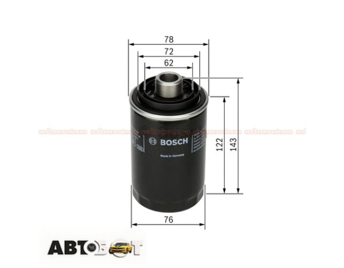 Масляный фильтр Bosch F 026 407 080, цена: 650 грн.
