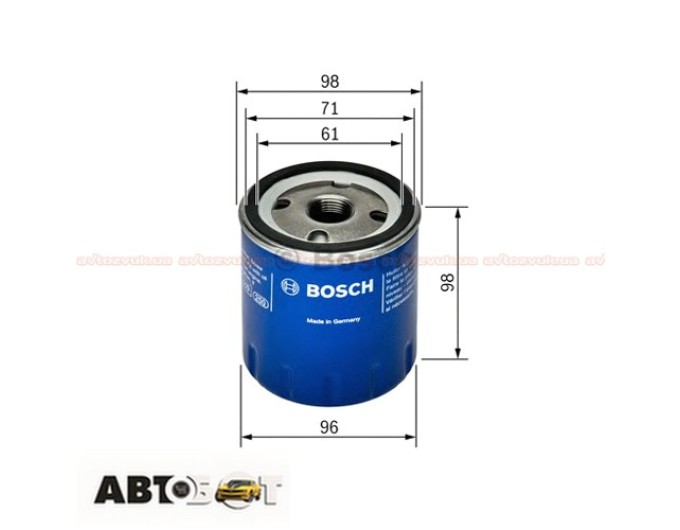 Масляный фильтр Bosch F 026 407 106, цена: 414 грн.