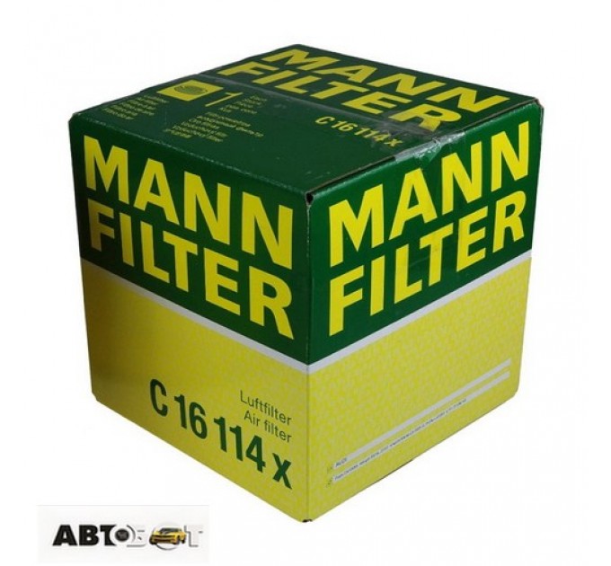 Повітряний фільтр MANN C 16 114 x, ціна: 729 грн.
