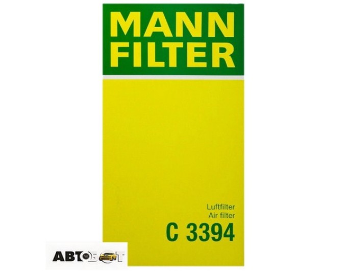 Повітряний фільтр MANN C 3394, ціна: 1 056 грн.