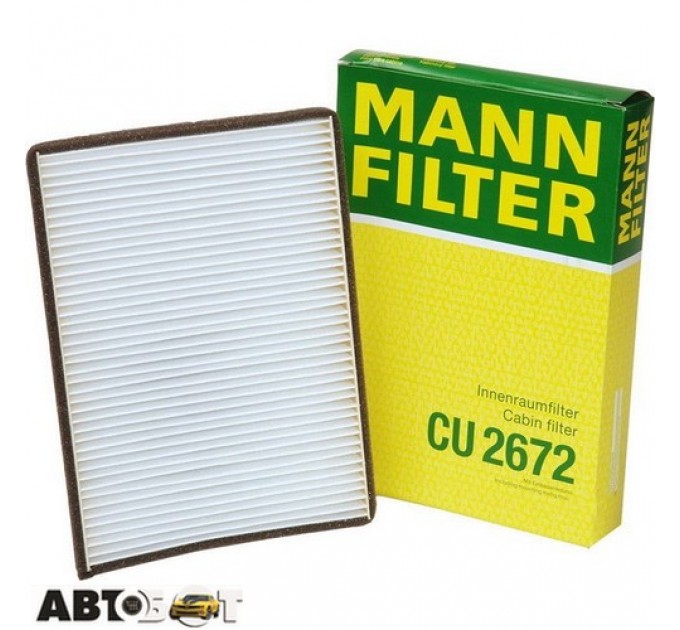 Салонный фильтр MANN CU 2672, цена: 347 грн.
