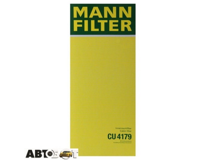 Салонний фільтр MANN CU 4179, ціна: 895 грн.