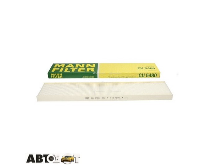 Салонний фільтр MANN CU 5480, ціна: 1 085 грн.
