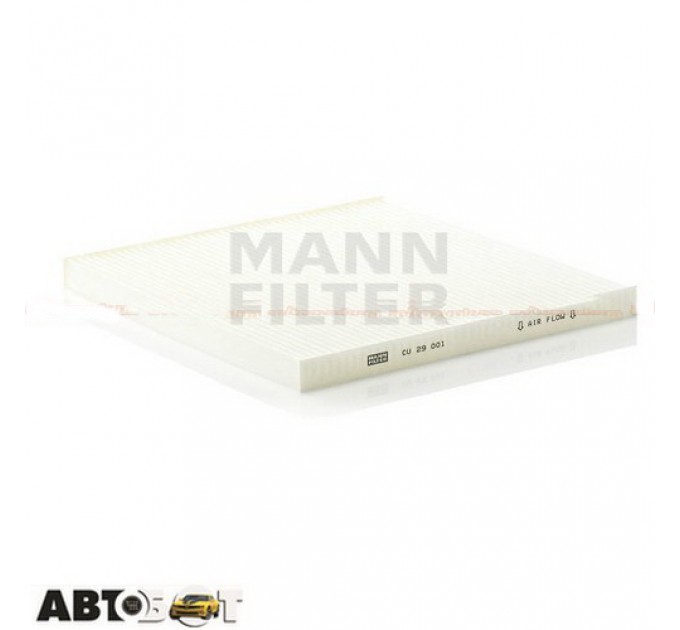 Салонный фильтр MANN CU 29 001, цена: 519 грн.