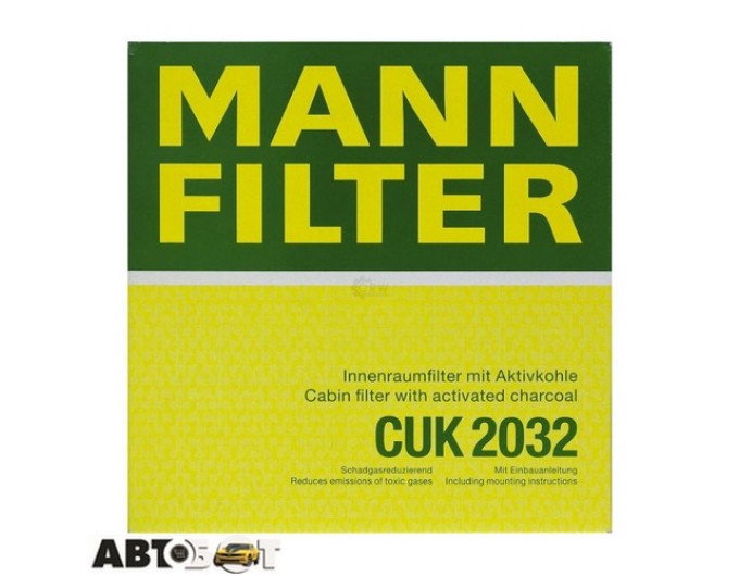 Салонний фільтр MANN CUK 2032, ціна: 1 741 грн.