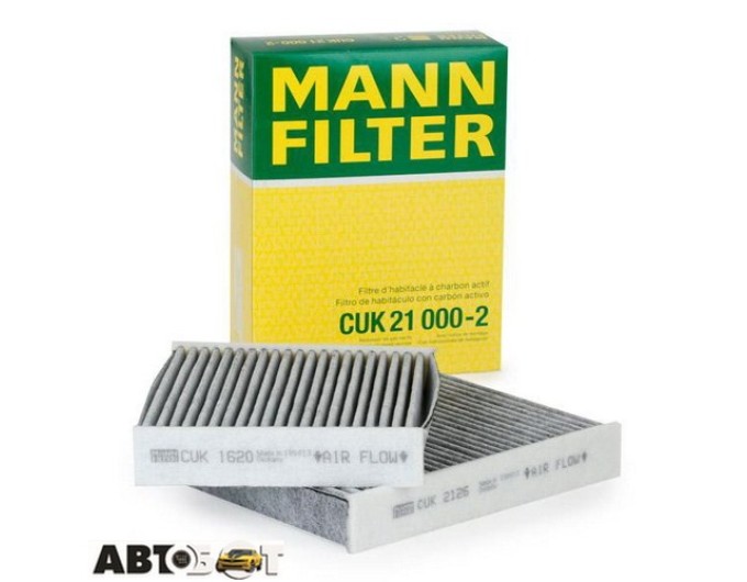 Салонний фільтр MANN CUK 21 000-2, ціна: 1 195 грн.