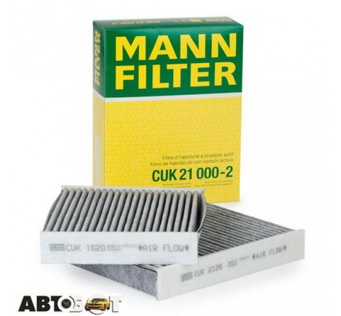 Салонный фильтр MANN CUK 21 000-2, цена: 936 грн.