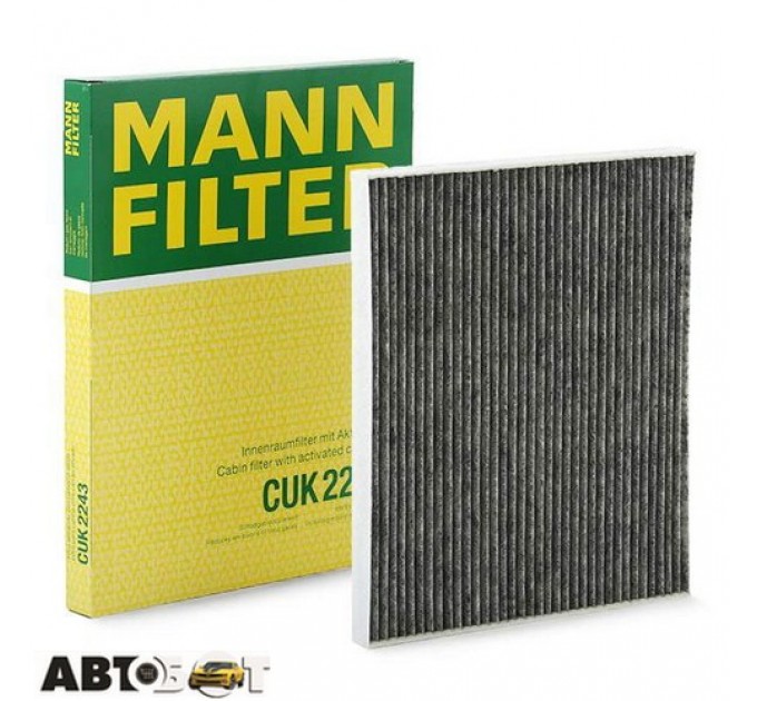 Салонный фильтр MANN CUK 2243, цена: 1 462 грн.