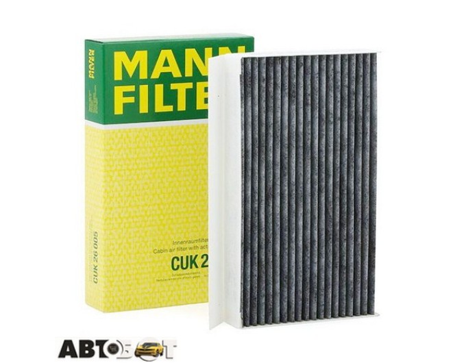 Салонний фільтр MANN CUK 26 005, ціна: 1 195 грн.