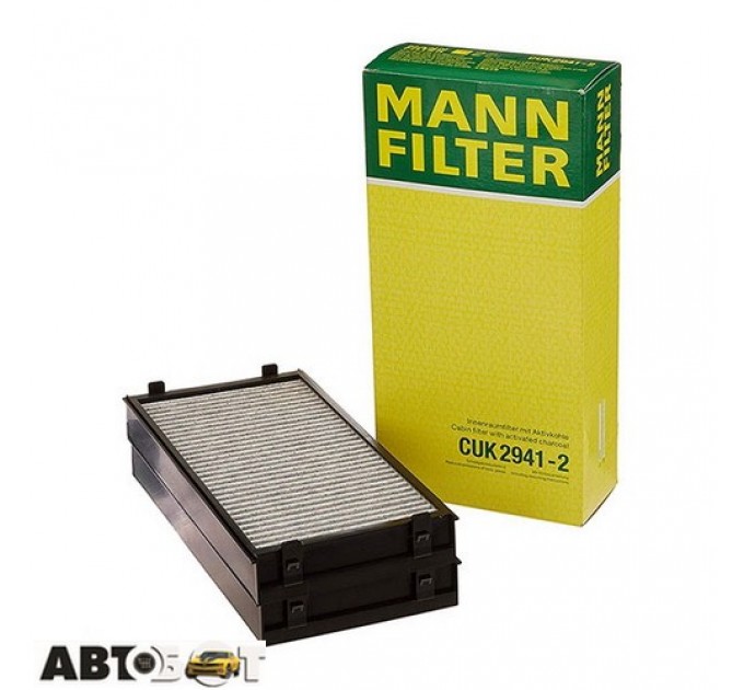 Салонний фільтр MANN CUK 2941-2, ціна: 1 804 грн.