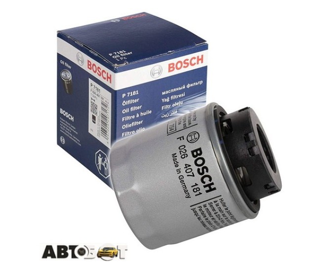 Масляный фильтр Bosch F 026 407 181, цена: 601 грн.