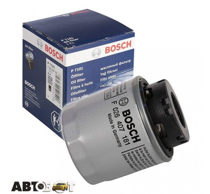 Фільтр оливи Bosch F 026 407 181, ціна: 413 грн.