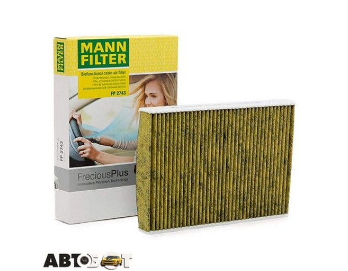 Салонний фільтр MANN FP 2743, ціна: 1 599 грн.