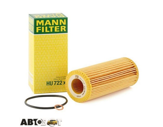 Фільтр оливи MANN HU 722 y, ціна: 827 грн.