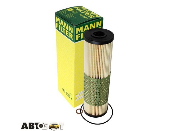 Масляный фильтр MANN HU 736 x, цена: 1 017 грн.