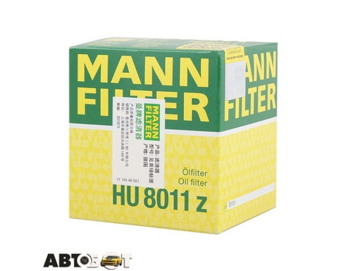Масляный фильтр MANN HU 8011 z, цена: 929 грн.