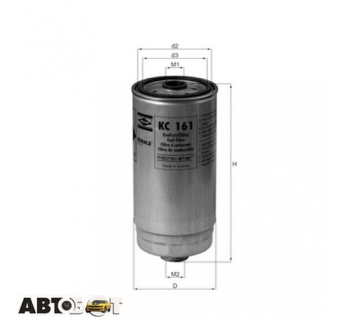 Топливный фильтр KNECHT KC 161, цена: 868 грн.
