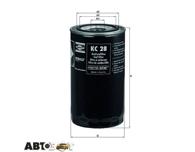 Паливний фільтр KNECHT KC 28, ціна: 526 грн.