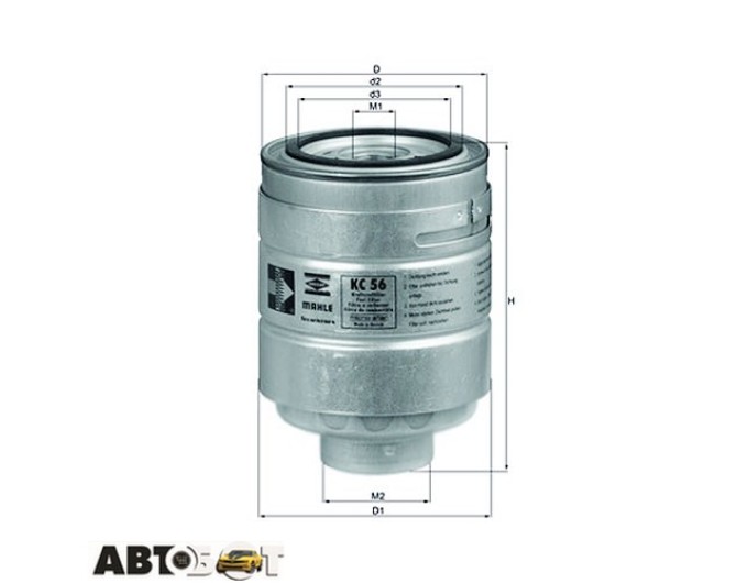 Топливный фильтр KNECHT KC56, цена: 935 грн.