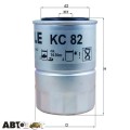 Паливний фільтр KNECHT KC 82D, ціна: 939 грн.