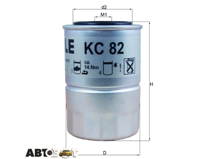Паливний фільтр KNECHT KC 82D, ціна: 939 грн.