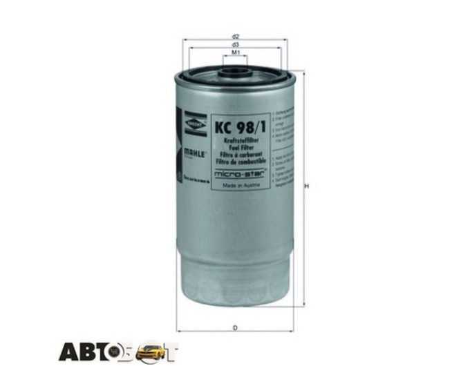 Топливный фильтр KNECHT KC 98/1, цена: 2 265 грн.