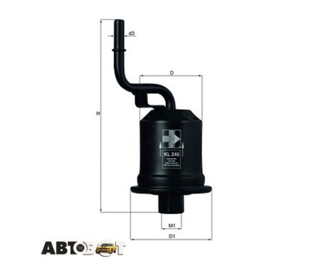 Топливный фильтр KNECHT KL 246, цена: 1 677 грн.