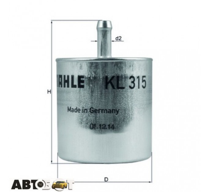 Топливный фильтр KNECHT KL315, цена: 781 грн.