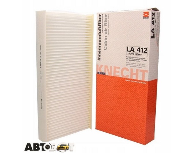 Салонний фільтр KNECHT LA 412, ціна: 779 грн.