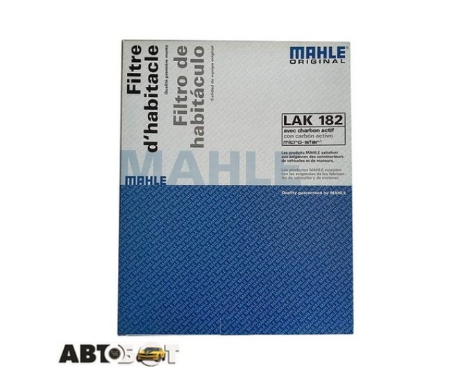 Салонний фільтр MAHLE LAK 182, ціна: 982 грн.