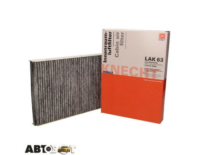 Салонний фільтр KNECHT LAK 63, ціна: 887 грн.