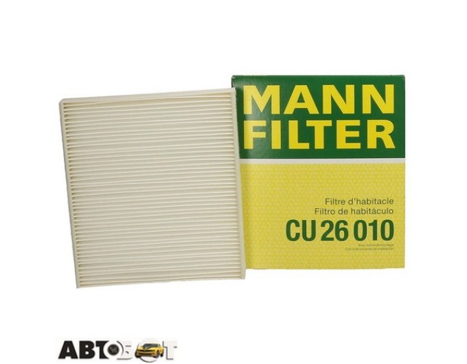 Салонний фільтр MANN CU 26 010, ціна: 742 грн.