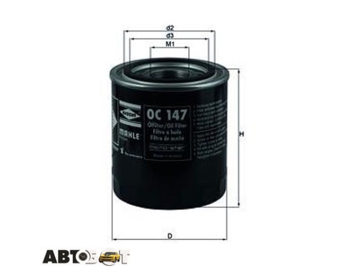 Фільтр оливи KNECHT OC 147, ціна: 1 425 грн.