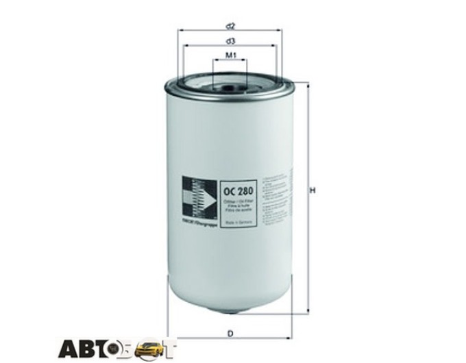 Фільтр оливи KNECHT OC 280, ціна: 2 037 грн.