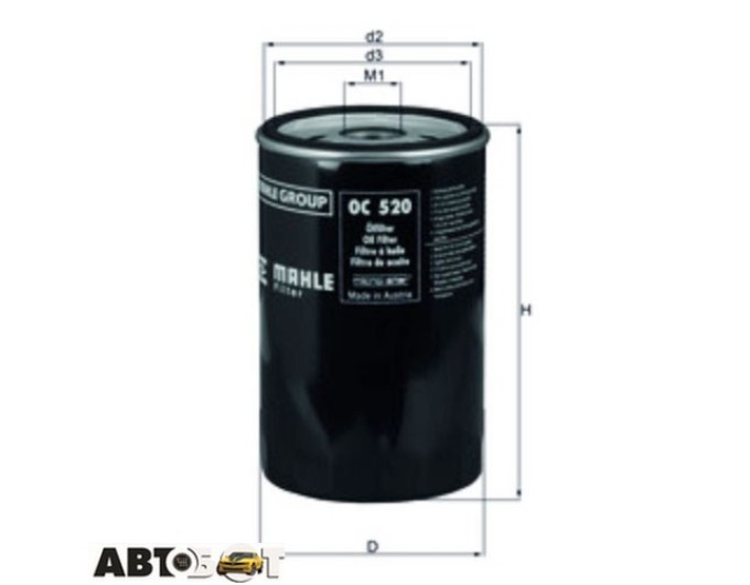 Фільтр оливи KNECHT OC 520, ціна: 577 грн.