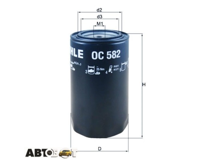 Фільтр оливи KNECHT OC 582, ціна: 1 000 грн.