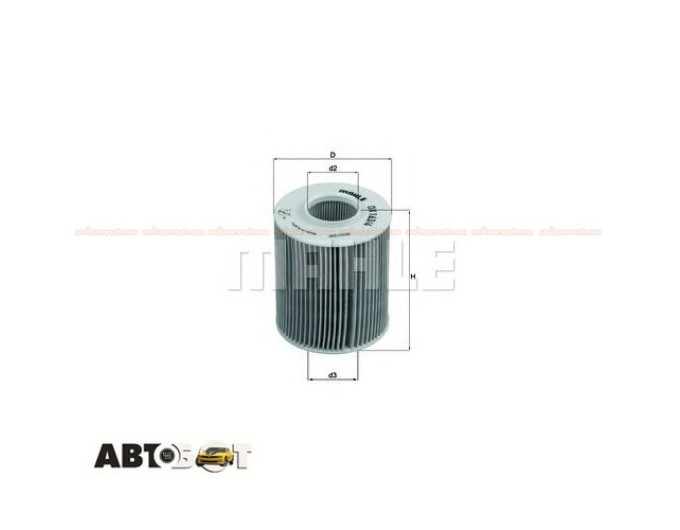 Масляный фильтр MAHLE OX 163/4D, цена: 532 грн.