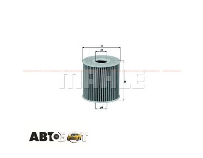 Фільтр оливи MAHLE OX 192D, ціна: 406 грн.