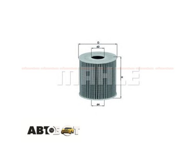 Фільтр оливи MAHLE OX 339/2D, ціна: 326 грн.