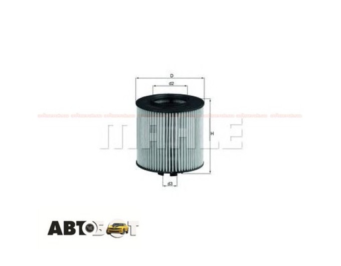 Фільтр оливи MAHLE OX 341D, ціна: 572 грн.